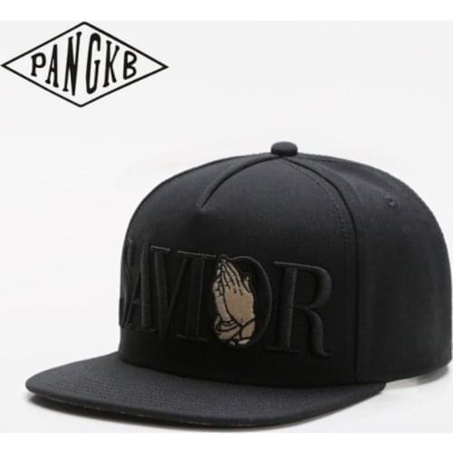 PANGKB Brand SAVIOR CAP fashion pray hip hop Football Headwear snapback hat for men women adult outdoor casual sun baseball cap