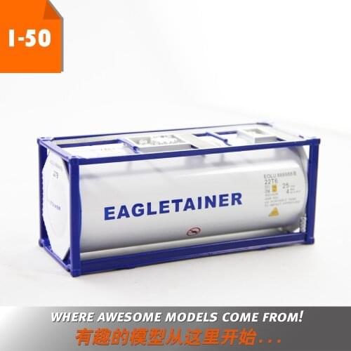 Collectible Alloy Toy Model 1:50 Scale EAGLETAINER Tank Model CIMC Cans Container Diecast Model for Business Gift,Decoration