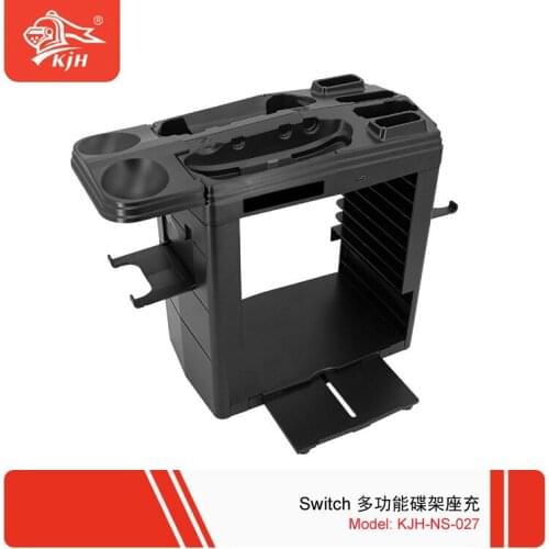 Multi-function USB Storing Charging Stand for Nintend Switch Console & NS NX Pro Controller Joy Con Grip+Game Card Storage+Cable