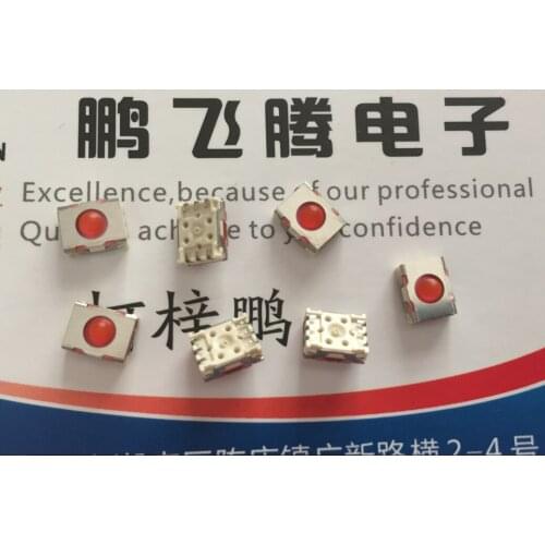 German RAFI button Keyboard touch switch MICON 5 SMT THT 6.4*5*3.5mm red 1.14.002.111/0000