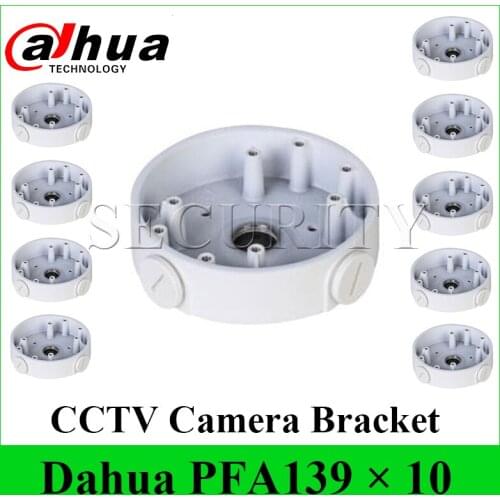 10 Piece/Lot Dahua Original PFA139 Water-proof Junction Box for Dahua IP Camera Neat & Integrated Design Aluminum Camera Bracket