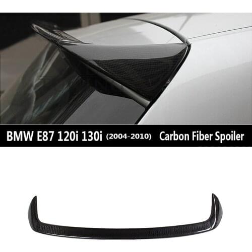 For BMW E87 120i 130i 2004-2010 Rear Wing Spoiler, Trunk Boot Wings Spoilers Carbon Fiber 3M Paste installation