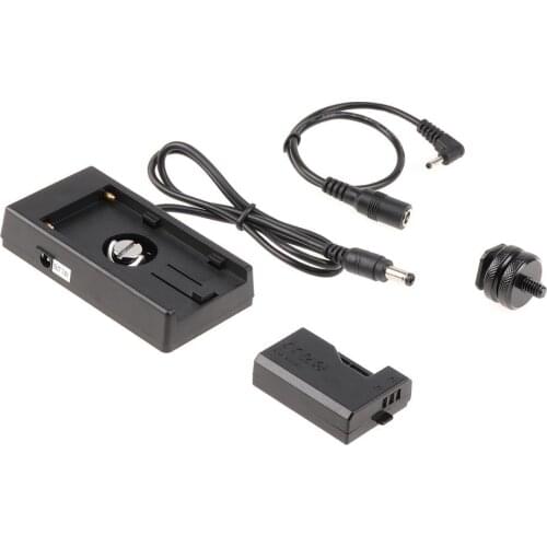 LP-E10 Dummy Battery Plate + F970 Battery Plate For Canon EOS 1100D 1200D 1300D 1500D 3000D