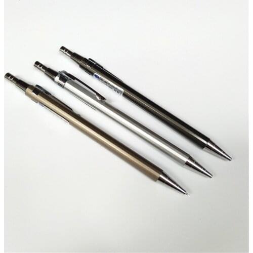 1PCS Propelling Pencil All Metal High Grade Activity Pencil Automatic Pencil 0.5mm 0.7mm for Students Write Mechanical Pencils