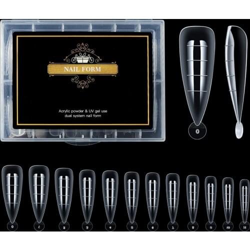 120pcs Coffin Fake Nail Tips Clear Natural Nails Tips Full Cover False Acrylic Nails Ballerina Nails Press on Nails