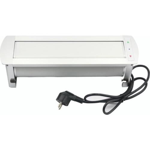 Automatic Flipping 180 degree Rotation Electric Socket Retractable Hidden Plug Power 3 EU Power outlets+ USB Charger Ports