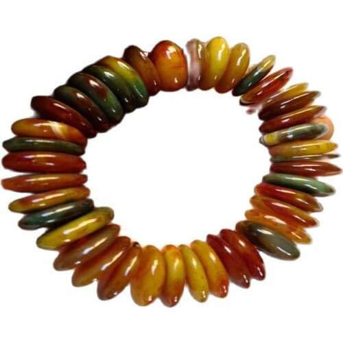 Natural Agate Bracelet Hand String Beads Lucky Year Of Fate