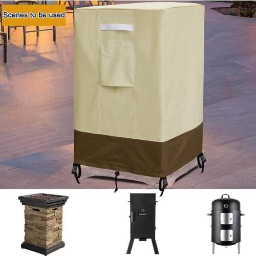 Fire Column Cover Patio Furniture Cover Outdoor Garden Waterproof Oxford Cloth Sun Protection Cover Dust Proof Cover