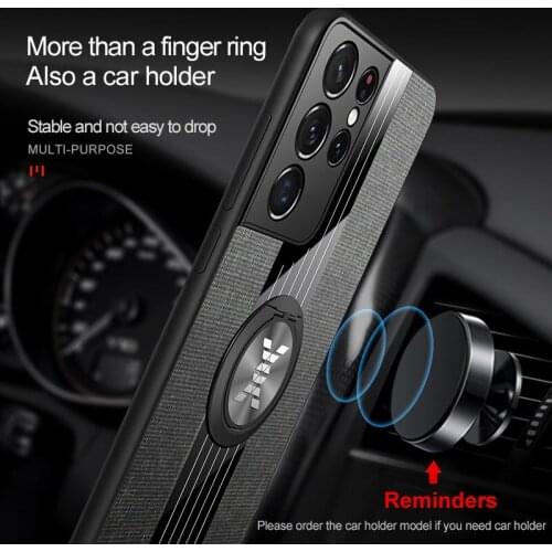 For Samsung S21 Ultra Case Hybrid Rugged Armor Kickstand Metal Ring Car Magnetic holder Back Cover Samsung Galaxy S21 Plus Ultra