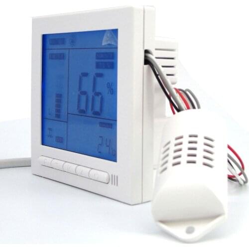 Home textile intelligent temperature and humidity controller with Independent control separate