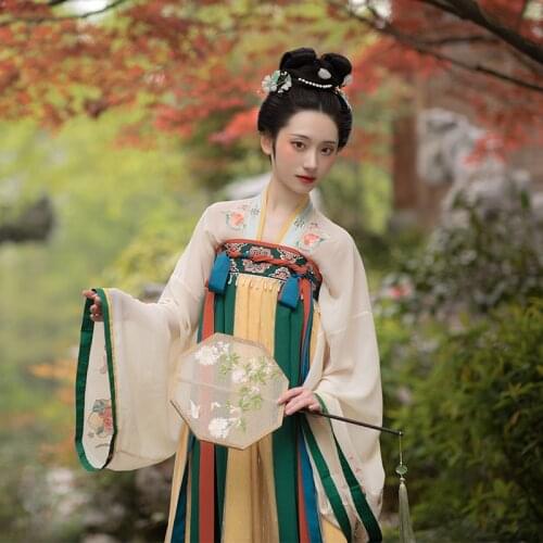 Ancient Chinese Traditional Hanfu Fairy Cosplay Costume Tang Dynasty Suit Women Princess Party Dress Folk Dance Outfits DWY3925