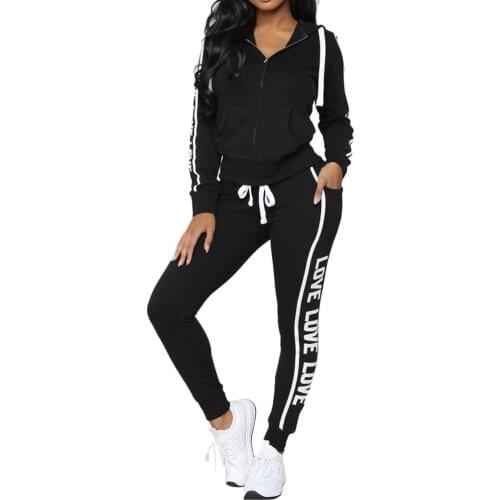 40# 2 Piece Set Suit Women Tracksuit Pullover Trousers Queen Sports Top+pants Suit Clothes Full Breathable Fall Cheap Clothes
