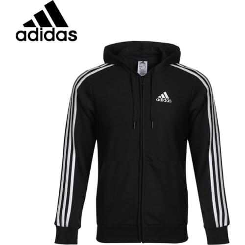 Original New Arrival Adidas M 3S FT FZ HD Mens jacket Hooded Sportswear