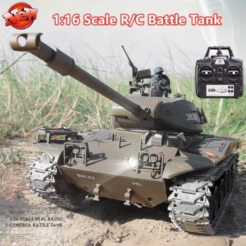 Metal Track Realistic Remote Control Tank Large Size 1:16 Scale Airsoft Multiplayer Emulational Smoke And Sound RC Battle Tank