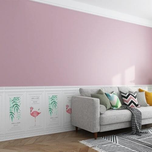 Wall skirting waterproof Wall panel 3D wall sticker wall fence decoration self-adhesive wallpaper 70x90cm foam wallpaper