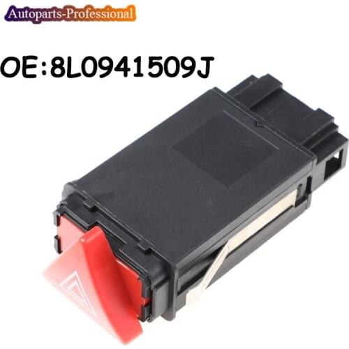 New High Quality For Audi A3 8L MK 1 1996-2001 Car Hazard Light Switch Dash Button 8L0941509J Auto Parts