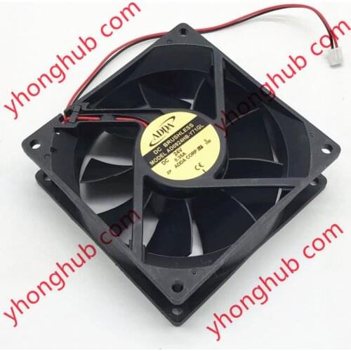ADDA AD0924HB-Y71GL Server Cooling Fan DC 24V 0.35A 90x90x32mm 2-wire