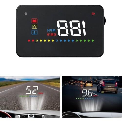 Universal Water Temperature Projection On Windshield Digital Speedometer OBD2 HUD Car Head-Up Display Auto Smart Gadgets For Car