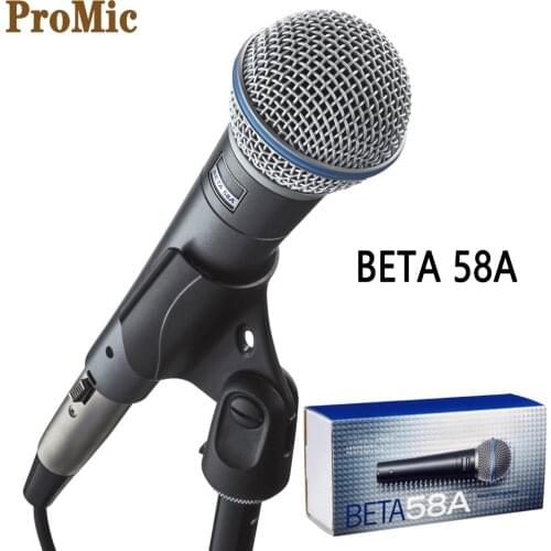 BETA58A Wired Dynamic Vocal Professional Microphone BETA58A Studio Microphone karaoke microphone gaming microphone PC MIC