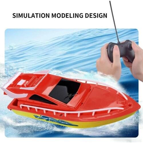 Radio Remote Control Dual Motor High Speed Boat Remote Racing Children Boat Control Toy Boat Outdoor Speedboat H2J6