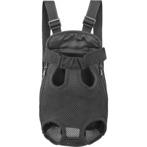 Dog Backpack Small to Medium Purppy Pet Front Facing Carrier Adjustable Bag, Legs & Tail Out Travel Bike Hiking Accessories