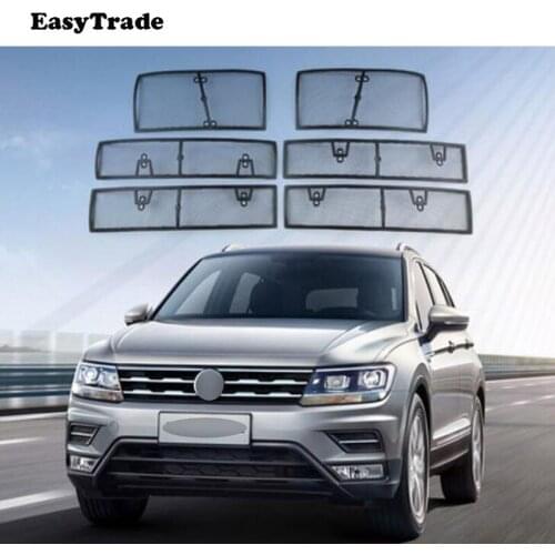 Car Insect Screening Mesh Accessories Front Grille Insert Net For Volkswagen VW Tiguan 2017 2018 2019 Car Styling Accessories