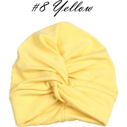 Emmababy Toddler Baby Hat Solid Color Turban Cotton Beanie Winter Cap Newborn Kids Boy Girl Hat