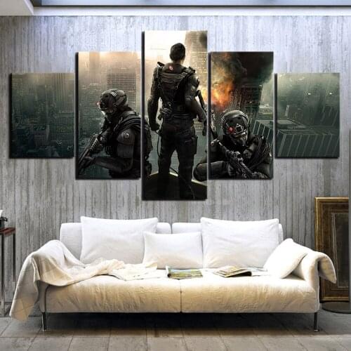 Tom Clancys Rainbow Six Siege Video Games Poster Wall Sticker Rainbow 6 Siege Soldier Paintings Canvas Paintings Wall Art