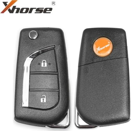 Xhorse XKTO01EN Universal Remote Key for Toyota 2 Buttons for VVDI Key Tool/VVDI2 10pcs/lot