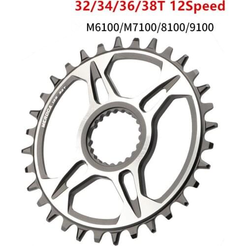 Bike Crankset Chainwheel 12S Bicycle Crank Chainwheel Pieces Bicycle Positive And Negative Tooth M7100/8100/9100 Tooth Disc