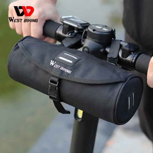 WEST BIKING Bicycle Front Bag Waterproof Large Capacity Handlebar Bag Portable Multi-purpose MTB Scooter Electric 5 in1 Bike Bag