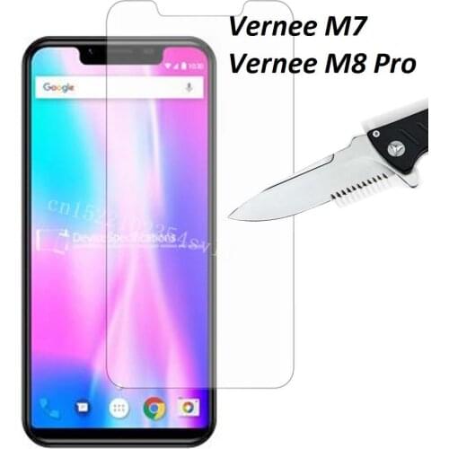 For Vernee M7 2018/2019 M8 M 8 PRO Tempered Glass ON Vernee Glass Front Protective Glass Screen Protector Transparent Film