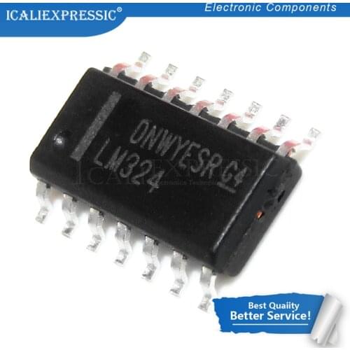 20PCS LM324DR SOP14 LM324 SOP SMD LM324DR2G LM324DT SOP-14 new and original IC