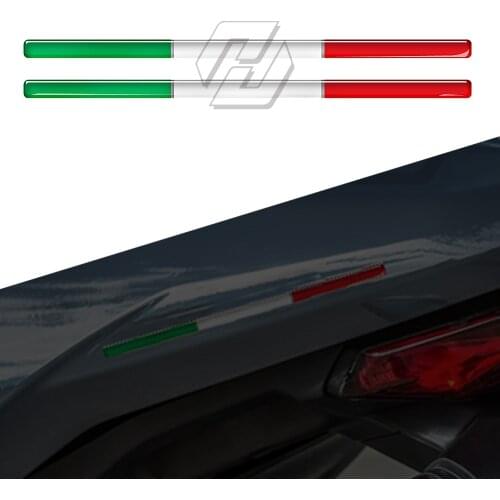 3D Resin Motorcycle Tank Decals Italy Sticker Italia Decal for ducati monster panigale for aprilia