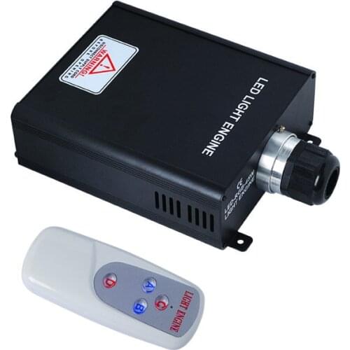 45W LED Optical Fiber light engine with Double head and RF remote