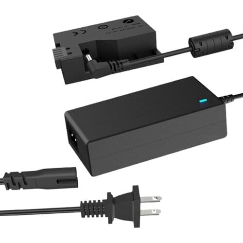 DR-E8 DC Coupler Dummy Battery ACK-E8 AC Power Adapter Charger Kit for Canon EOS 600D Kiss X6 Digital Cameras(US Plug)