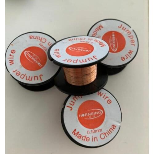 Free shipping 2pcs Ultra - fine enameled wire maintenance cable line line of electronic wire diameter 0.1mm copper wire