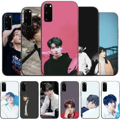 Jeon Jungkook Phone Case For Samsung Galaxy A20RE A51 A52 A71 5G A72 A80 A91 S10 Lite A Series Black Soft Shell