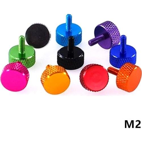 M2 Colorful Aluminum Alloy Decorative Screw for RC Airplane Model Screws