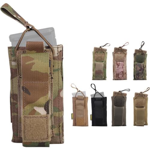 Emersongear Mag Pouch 5.56 Pistol Magazine Pouch M4 single Rifle Pistol Mag Pouch Open Top Tactical Army duty gear MOLLE pouch