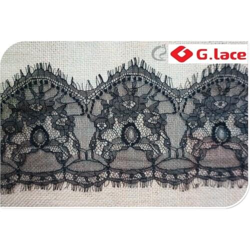 GLace HOT eyelash Lace 3M/Lot 14cm width Trim mesh Lace dress curtain accessories wedding night dress decoration R1043