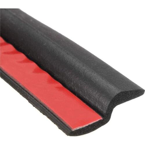3M/5M Car Door Rubber Seal Strips Z shaped Adhesive Trim Noise Insulation EPDM Foam Weatherstrip Z Type Car Internal Accessories