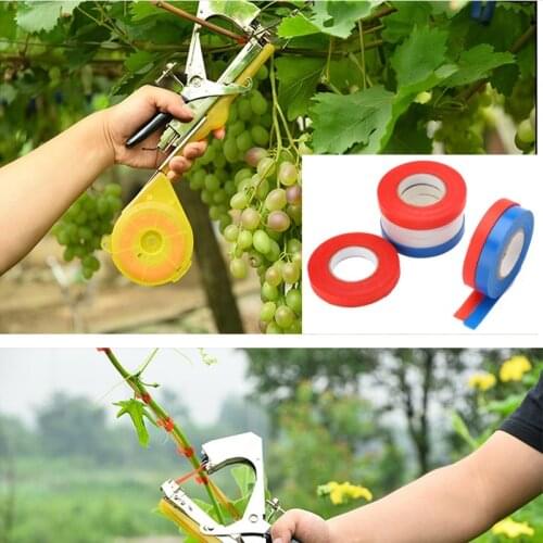 Ribbon Strecth Tape Tapetool Tapener Bind Strap Branch Tool Plant Garden Grape Tomato Cucumber Pepper tying PVC Tie stick tape