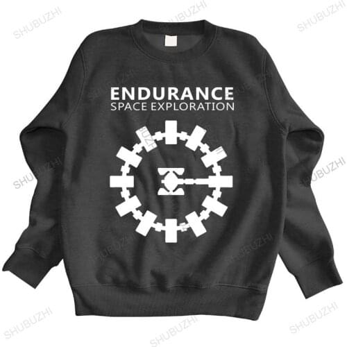 Homme cotton hoodie fashion Adventure Movie Interstellar Endurance Space Craft Christopher Nolan cotton sweatshirt for boys