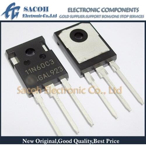 Free Shipping 10Pcs SPW11N60C3 11N60C3 SPW11N60C2 SPW11N60CFD SPW11N60S5 TO-247 11A 600V Power MOSFET