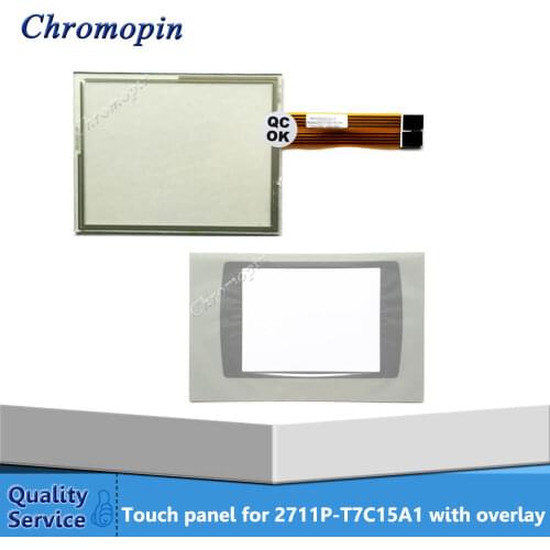 Touch screen for AB 2711P-T7C15A1 2711P-T7C15A2 2711P-T7C6D6 2711P-T7C6D7 PanelView Plus 700 with Protective film