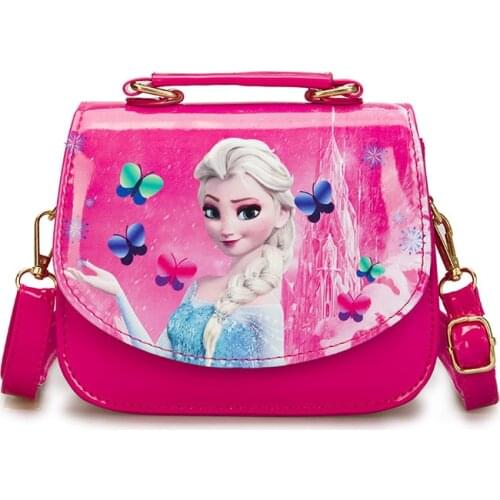 Disney Elsa Princess Kids Handbag Frozen Cute Mini Children Cartoon Messenger Bags For Girls Tote Shoulder Bag
