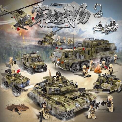 Military Series The Scorpio Tiger Tank Set Building Blocks XINGBAO 06015 Bricks Toys Educational Christmas Gifts