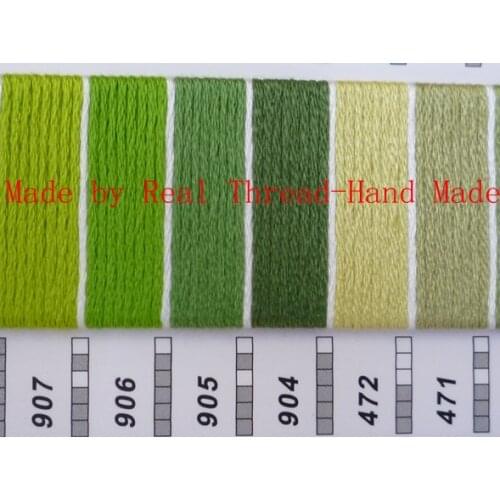 Embroidery Cross Stitch Real Embroidery Thread Total 447 Colors Map Book Color Atlas Book For Choosing Genuine Colors