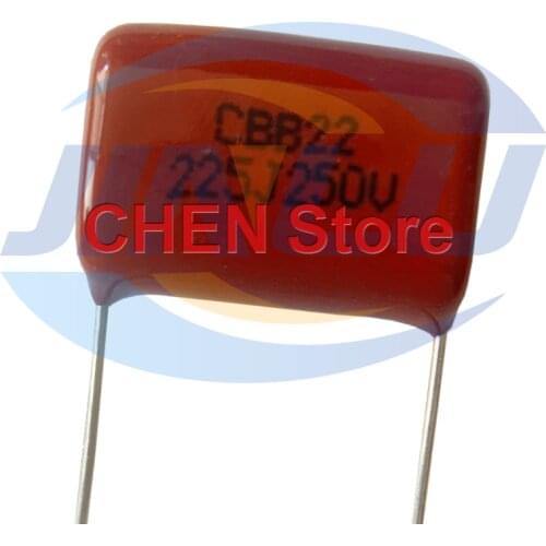 10PCS CBB 20mm metal film capacitor CAP 250V 400V 105 125 155 205 225 474 824 684 335 0.47UF 470NF 820NF 1UF 2UF 2.2UF 3.3UF P20